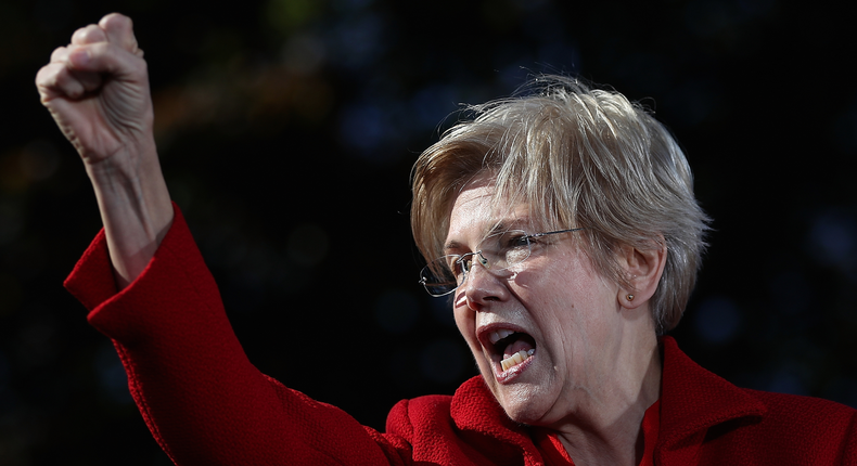 2. Sen. Elizabeth Warren, Democrat from Massachusetts: 98%