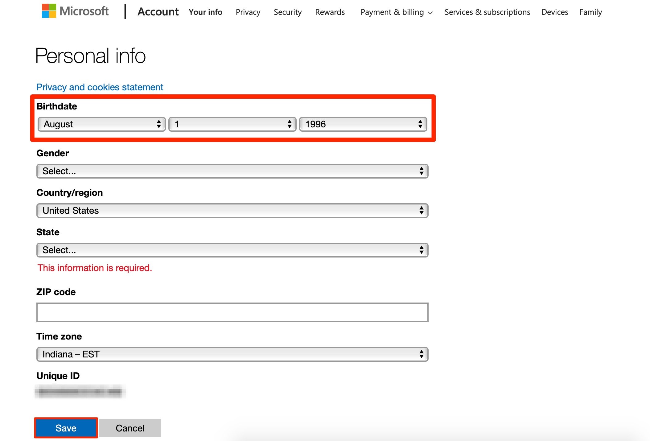 How to change your age on an Xbox One by editing your Microsoft account