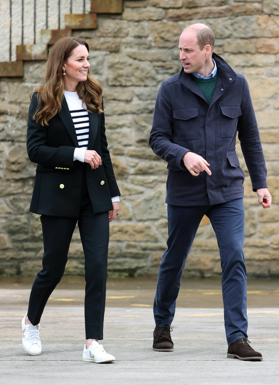 Kate Middleton i książę William na Uniwersytecie St. Andrews w 2021 r.