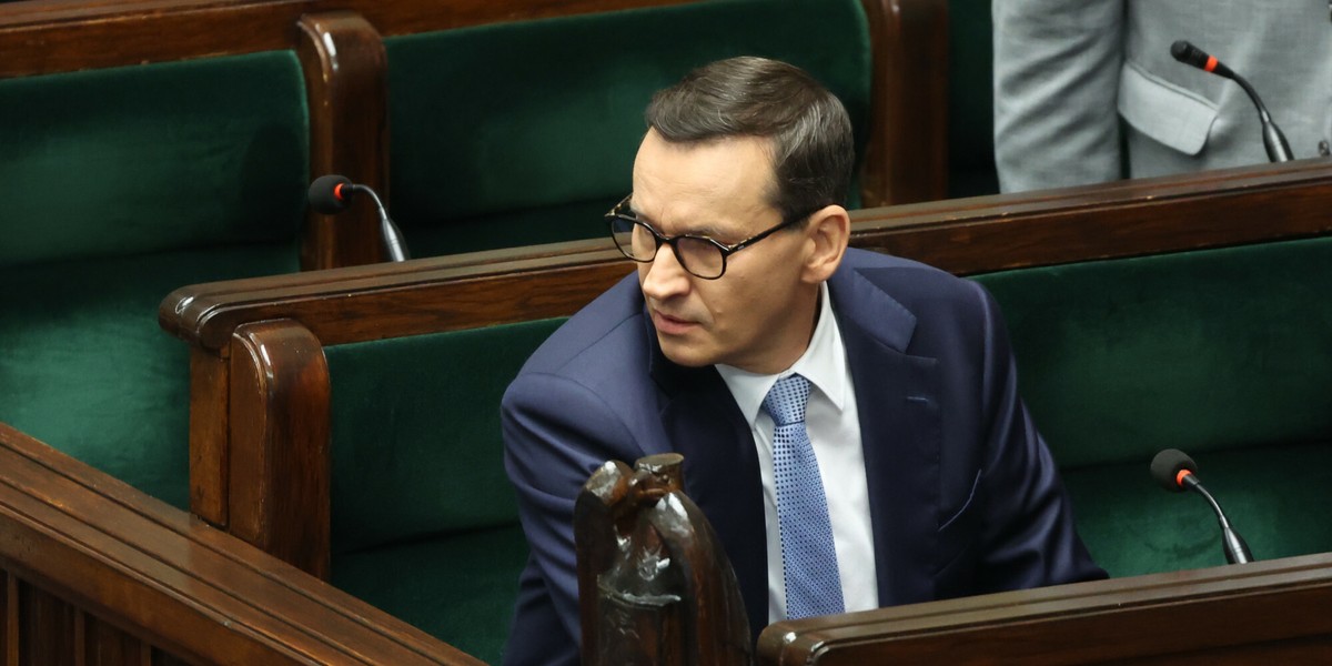 Premier Mateusz Morawiecki.