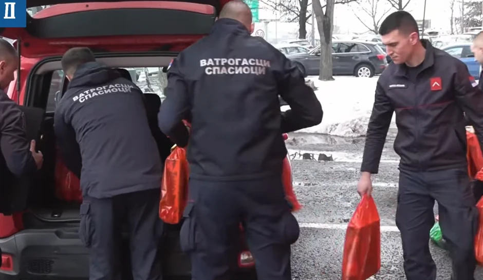 Lepa atmosfera na dodeli paketića, kaže predsednica gradske opštine Voždovac Bojana Jakšić