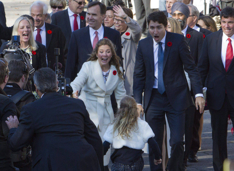 Popularne na całym świecie małżeństwo Justina Trudeau z Sophie Gregoire-Trudeau rozpadło się w 2023 r. (Fotografia z 2015 r.)