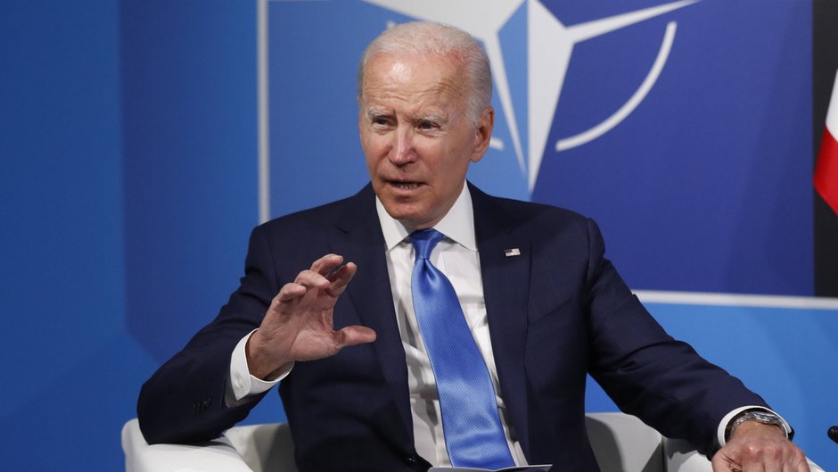 Prezydent USA Joe Biden na szczycie NATO w Madrycie