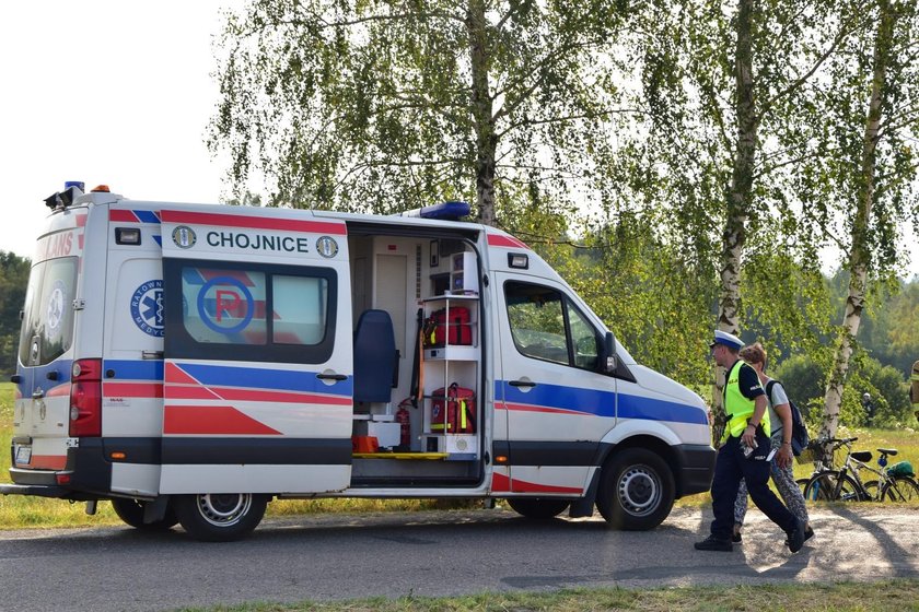  Dziecko poturbowane przez konie po rekonstrukcji historycznej 