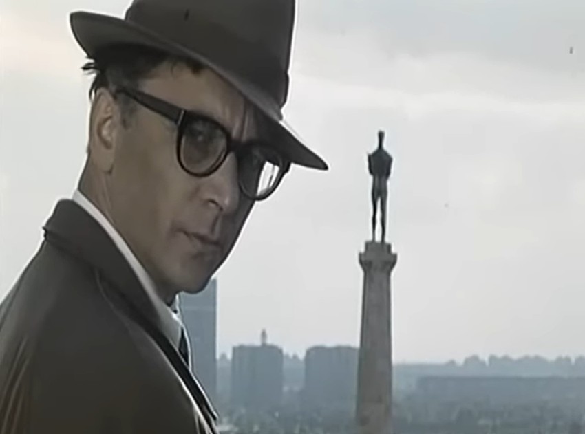 Tihomir kao Ivo Andrić u filmu "Lajanje na zvezde"