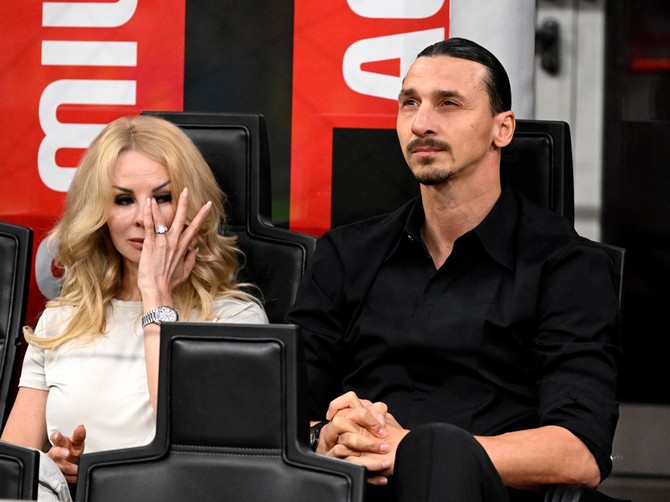 Zlatan Ibrahimović sa suprugom Helenom 