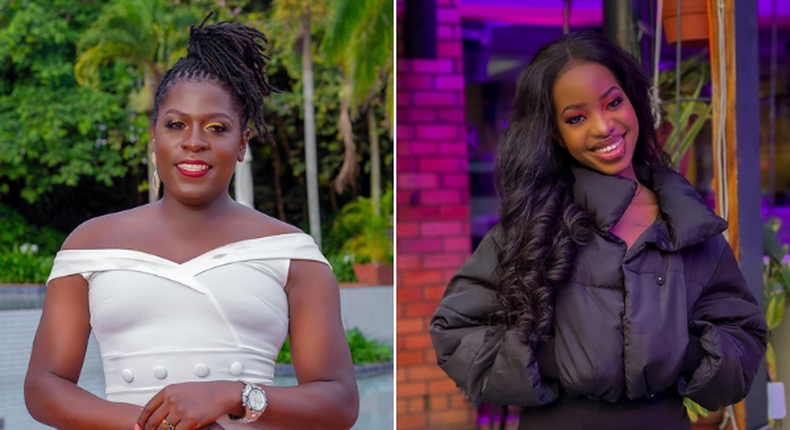 Ugandan transwomen rights activist Keem Love Black and Ugandan media personality Etania