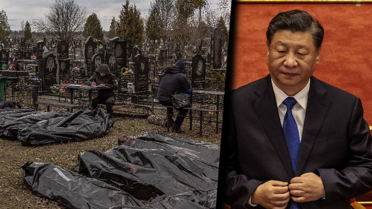 Wojna Rosja—Ukraina. Chiny wspierają propagandę Putina i mówią o "zdarzeniu w Buczy"