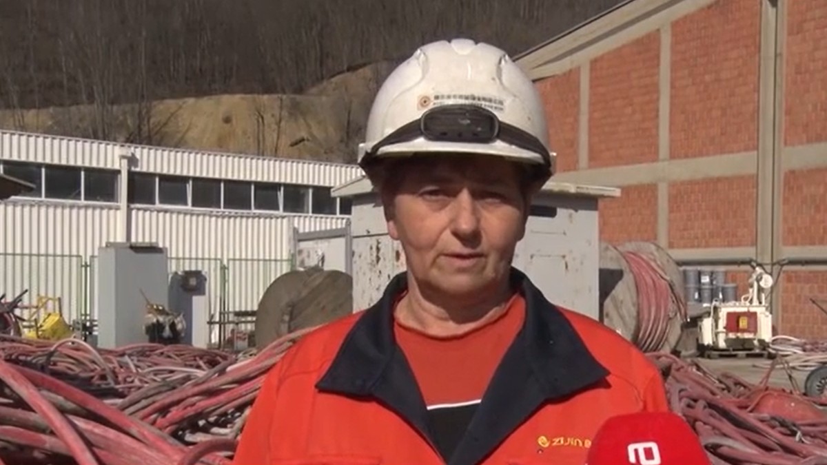 Marica jedina radi kao električar u rudniku u Majdanpeku