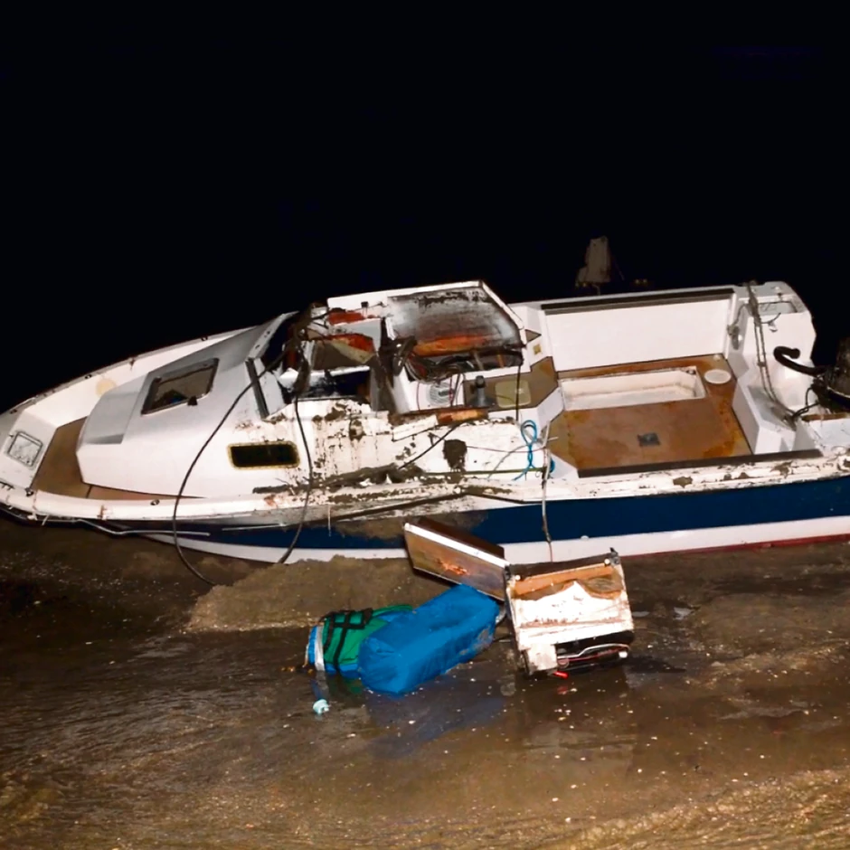 Gliser iz kog je ispala droga