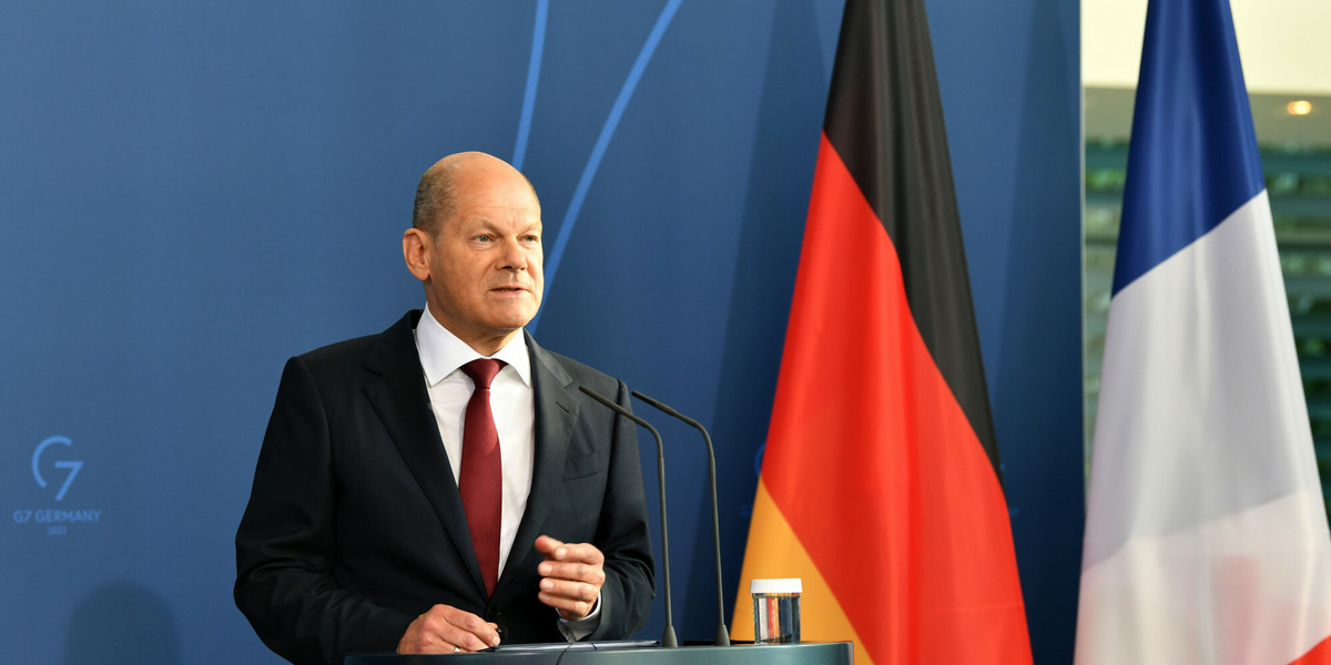 Kanclerz Niemiec Olaf Scholz