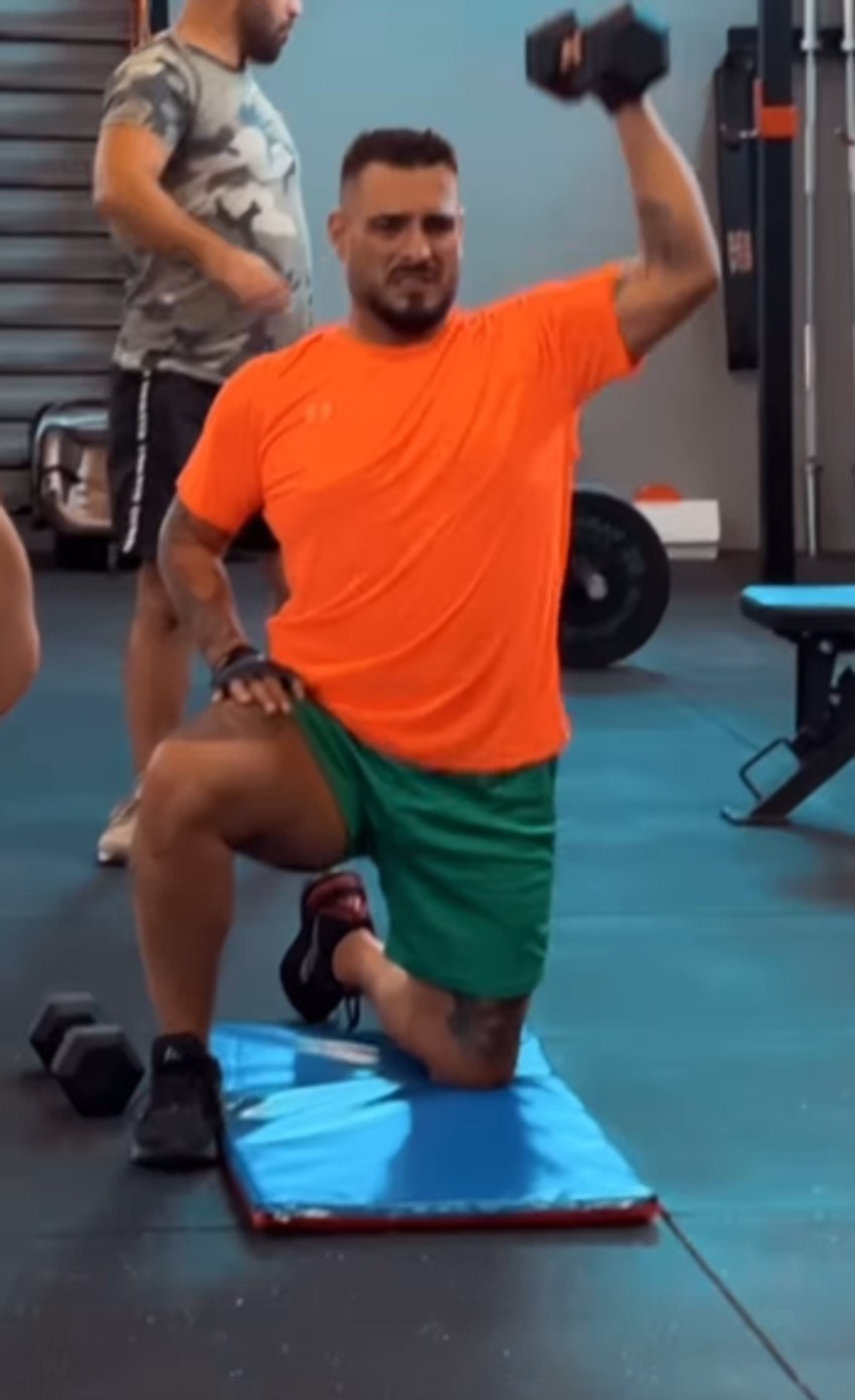 Darko Lazić u teretani