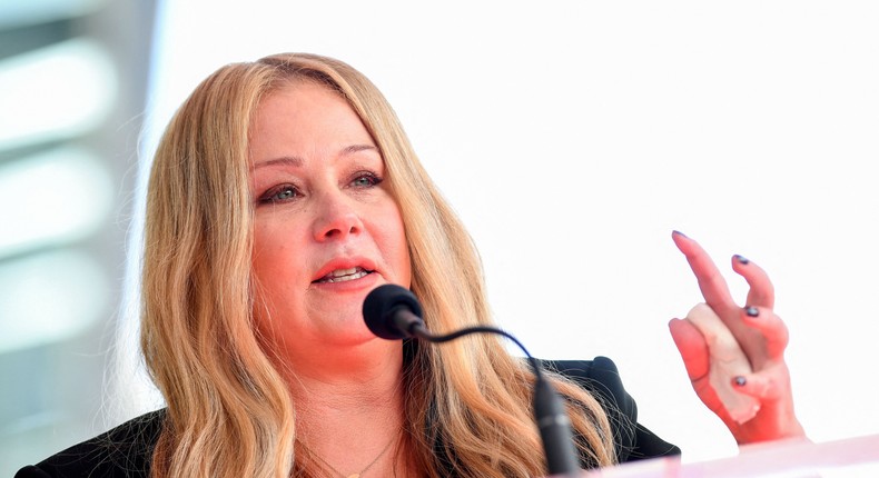 Christina Applegate says she doesn't enjoy living because of multiple sclerosis.VALERIE MACON/AFP via Getty Images