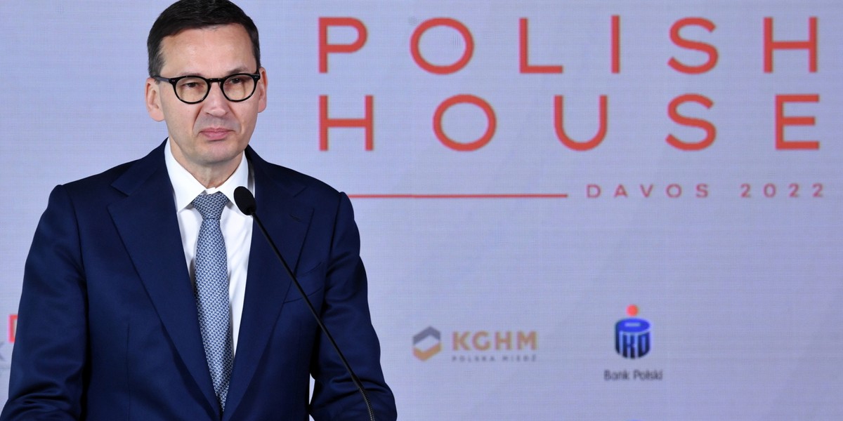 Premier Mateusz Morawiecki w Davos