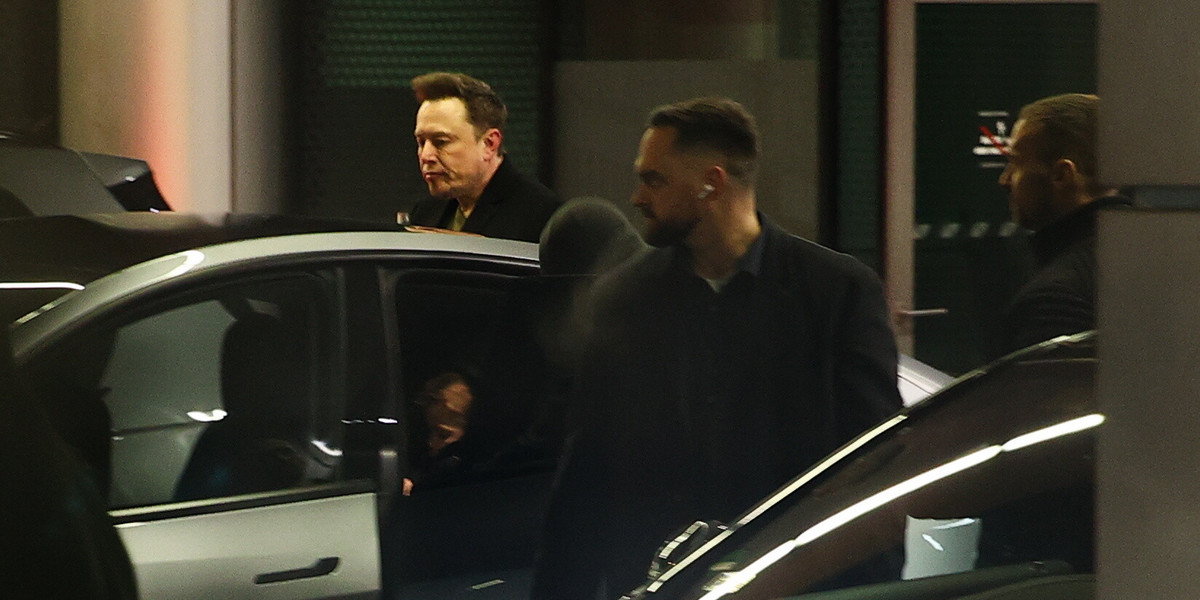 Elon Musk przyleciał na lotnisko w Balicach