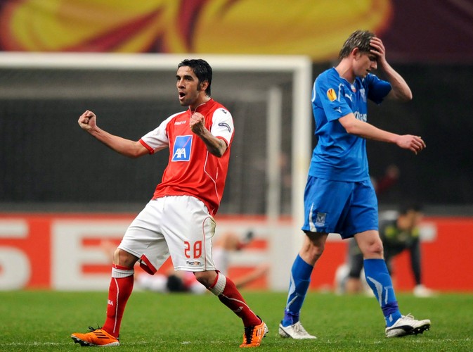 Euforia Silvio, zawodnika Sporting Braga