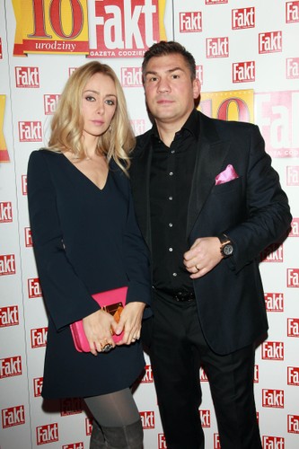 Dariusz Michalczewski z żoną