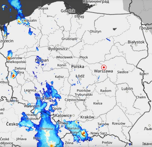 Pod koniec upalnego dnia burze pojawiają się w górach - zarówno na Górnym Śląsku, jak i w Małopolsce