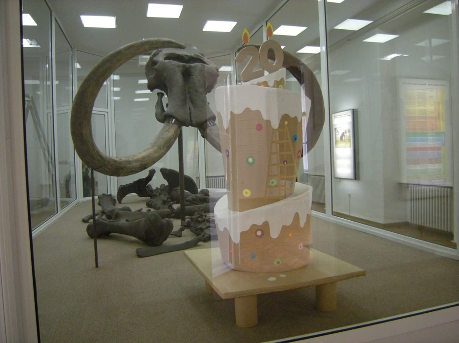 Origiinalni skelet mamuta čuva se u specijalnoj vitrini