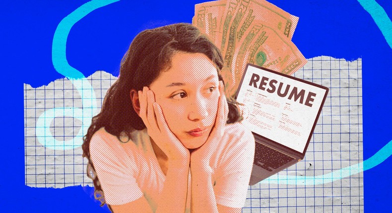 Finding a job can be a tough slog as many employers remain cautious about hiring.Getty Images; iStock; Natalie Ammari/BI