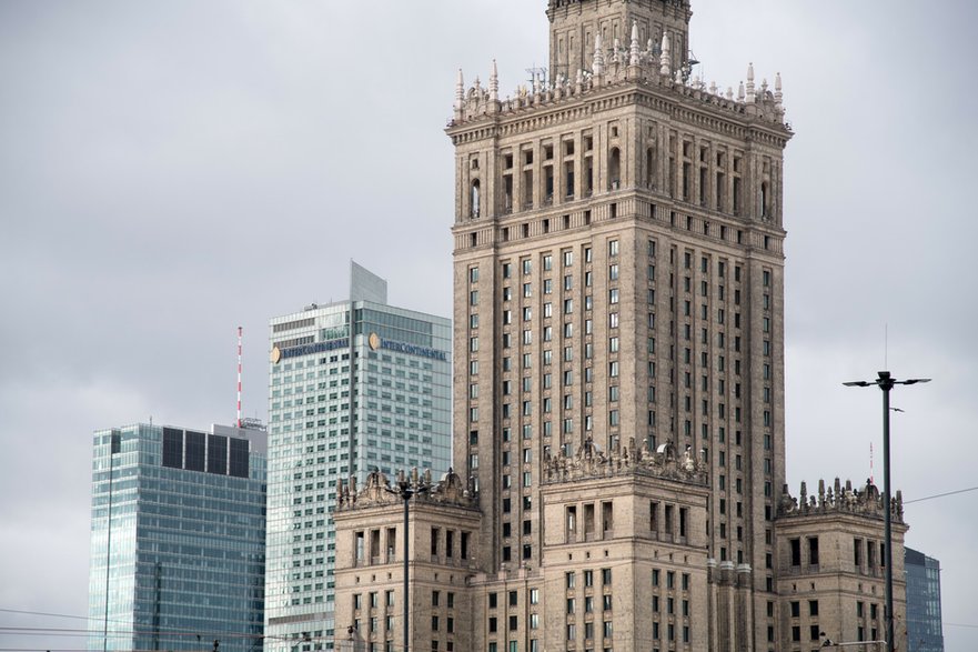 Pałac Kultury i Nauki w Warszawie.