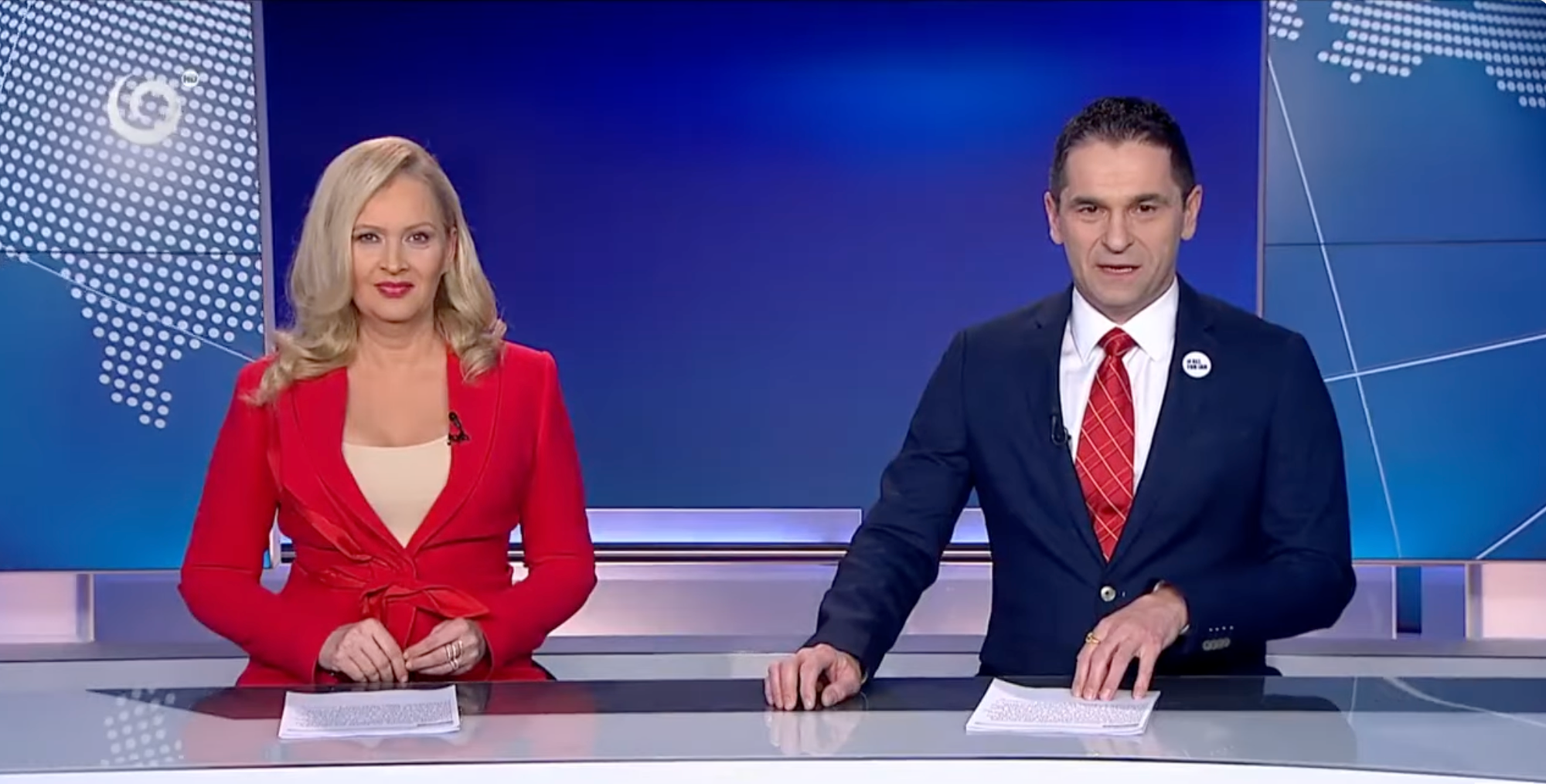Rozlúčka s Adrianou Kmotríkovou v televízii Joj. 