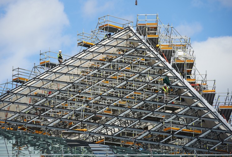 Budowa Muzeum II Wojny Światowej w Gdańsku