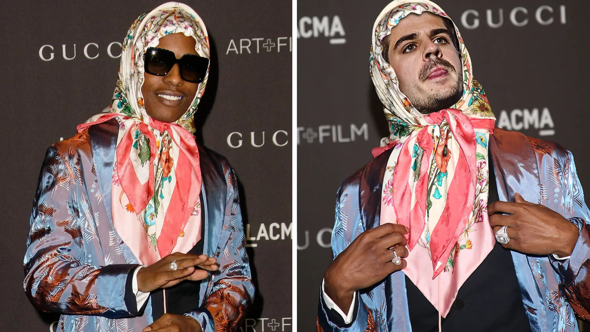 A$AP Rocky w chuście Gucci stał się viralem. "Przebraliśmy" w nią polskich raperów