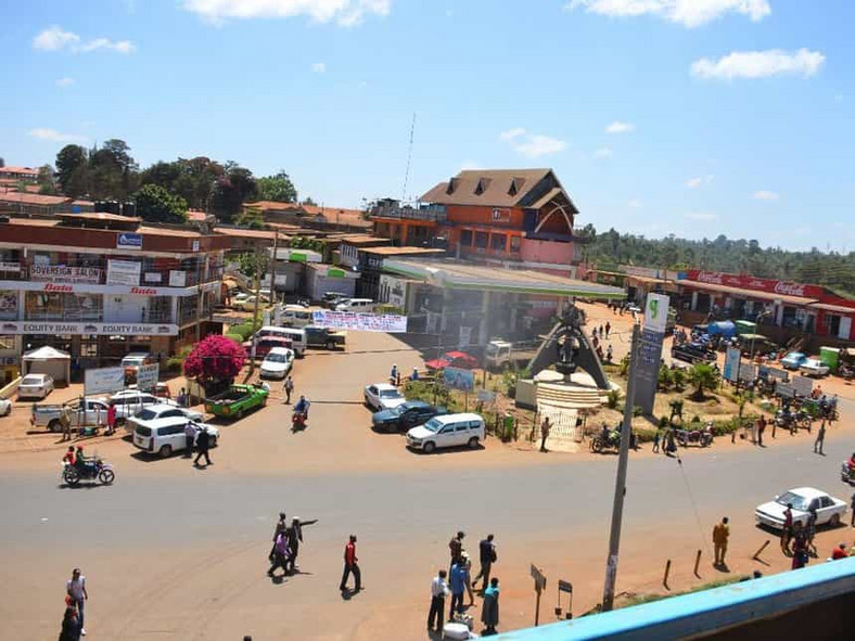 A town in Tharaka-Nithi County 