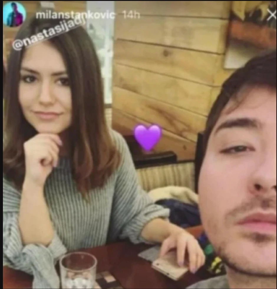 Milan Stanković sa sestrom