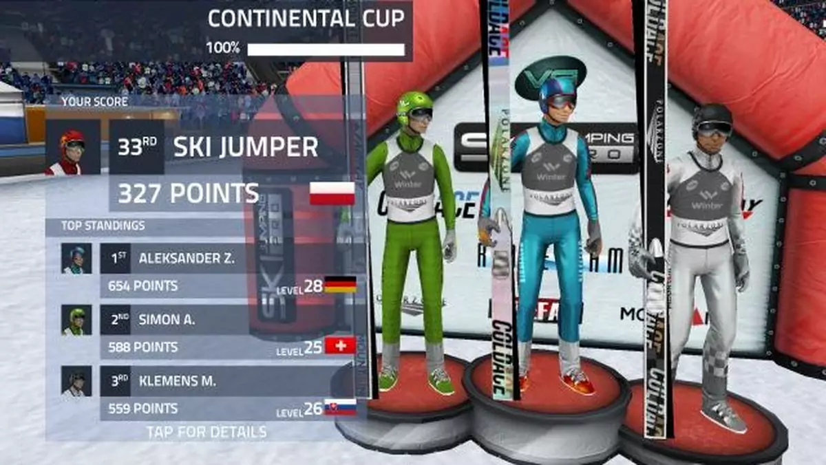 Mamy 10 kodów na Ski Jumping Pro (iOS)