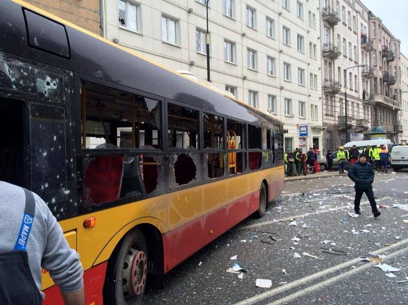 Wybuch butli gazowych w kamienicy przy Noakowskiego w Warszawie