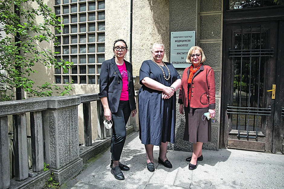 Dr Sandra Šipetić Grujičić, dr Tatjana Pekmezović i dr Ljiljana Marković Denić deo su istraživačkog tima