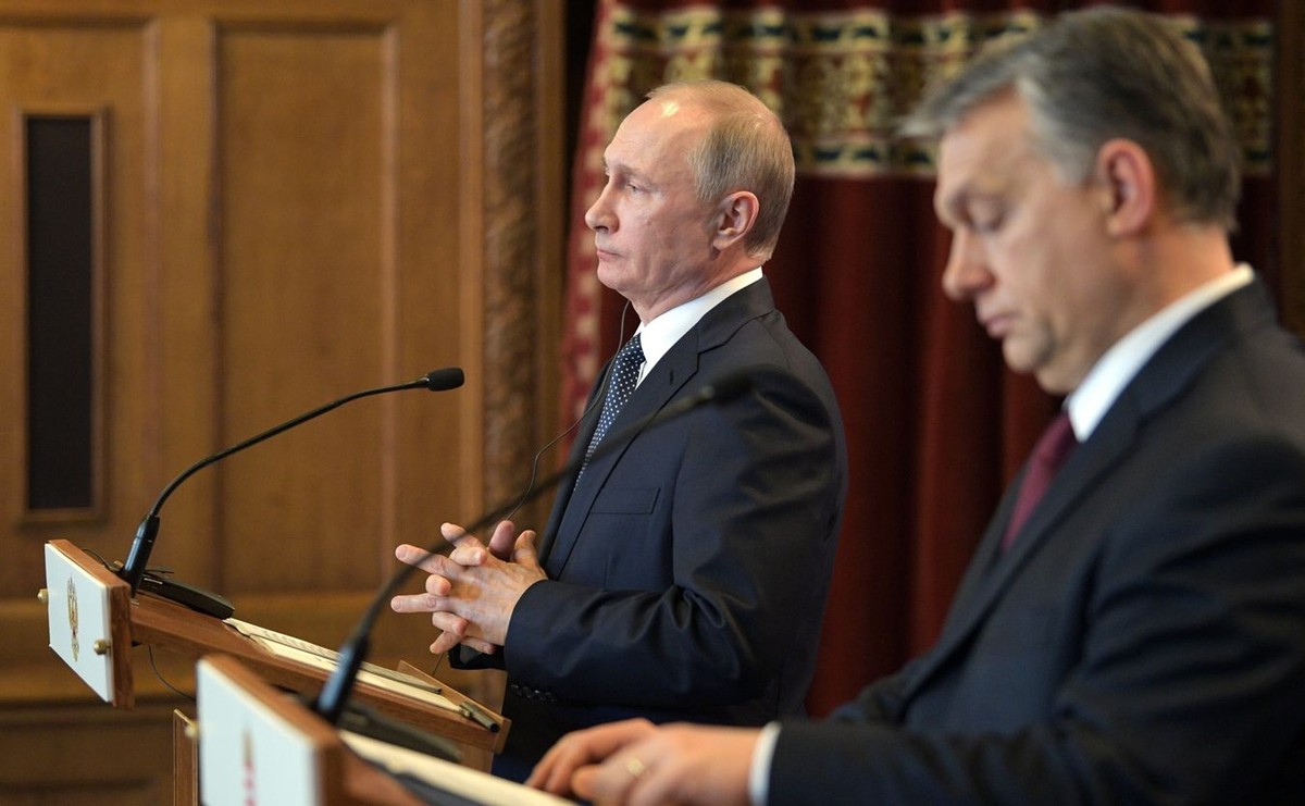Władimir Putin i Viktor Orban