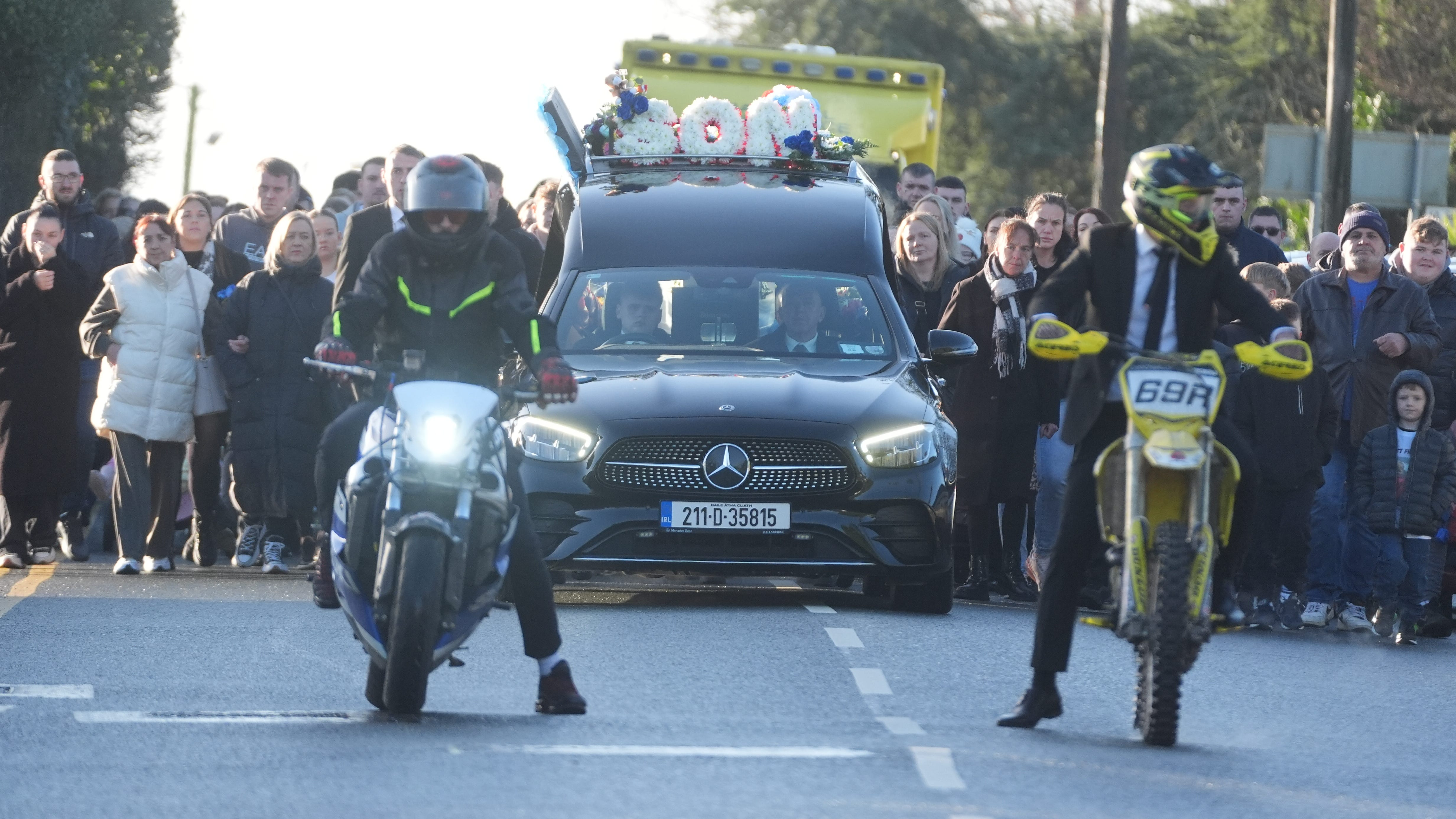 4-year-old killed in arson attack laid to rest in Ireland