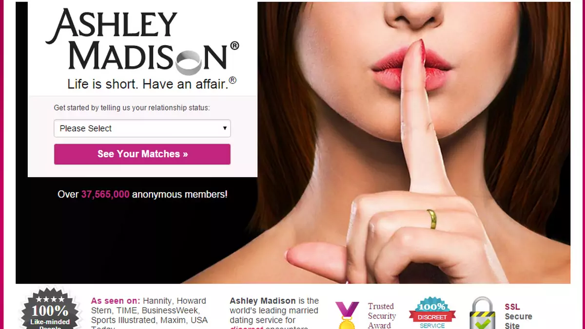 Śmiesznie mała kara dla Ashley Madison