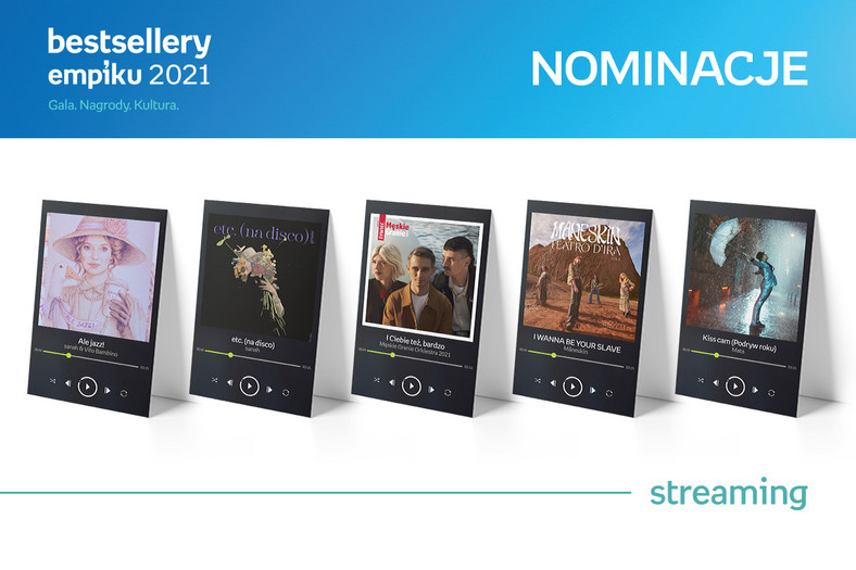 Bestsellery Empiku 2021. Znamy nominowanych w kategorii streaming (muzyka)
