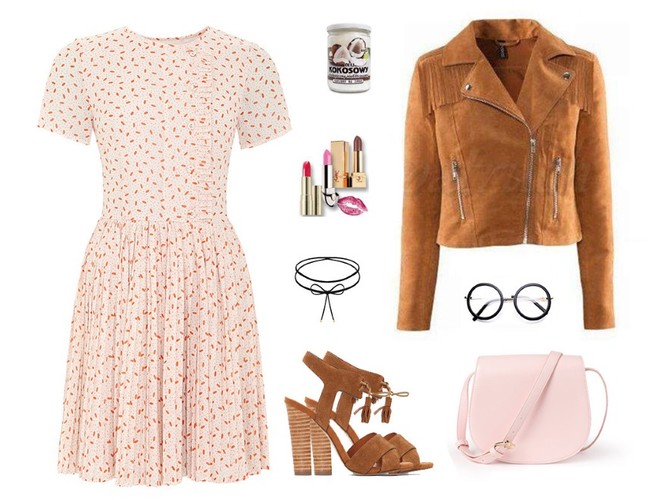 Wiosenne STYLIZACJE z ubraniami w kolorze pudrowego różu