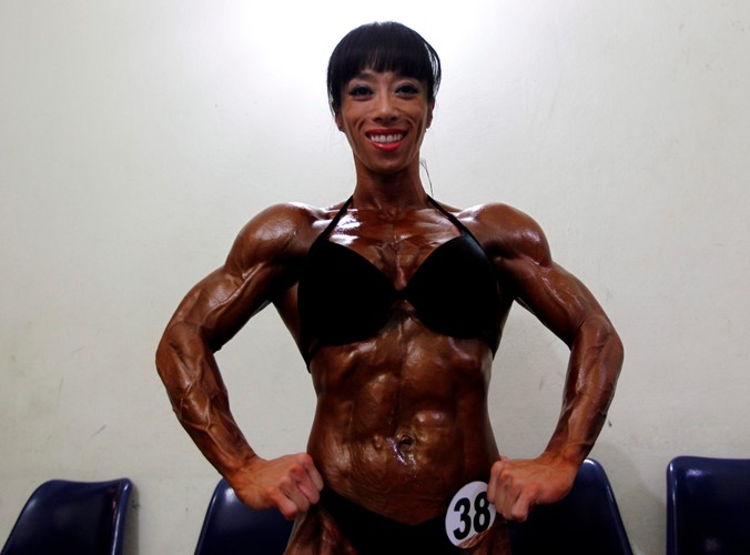Zawody kulturystek w Bangkoku