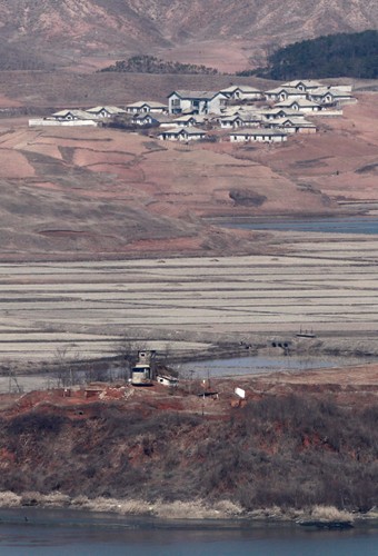 Na granicy Korei Północnej i Południowej