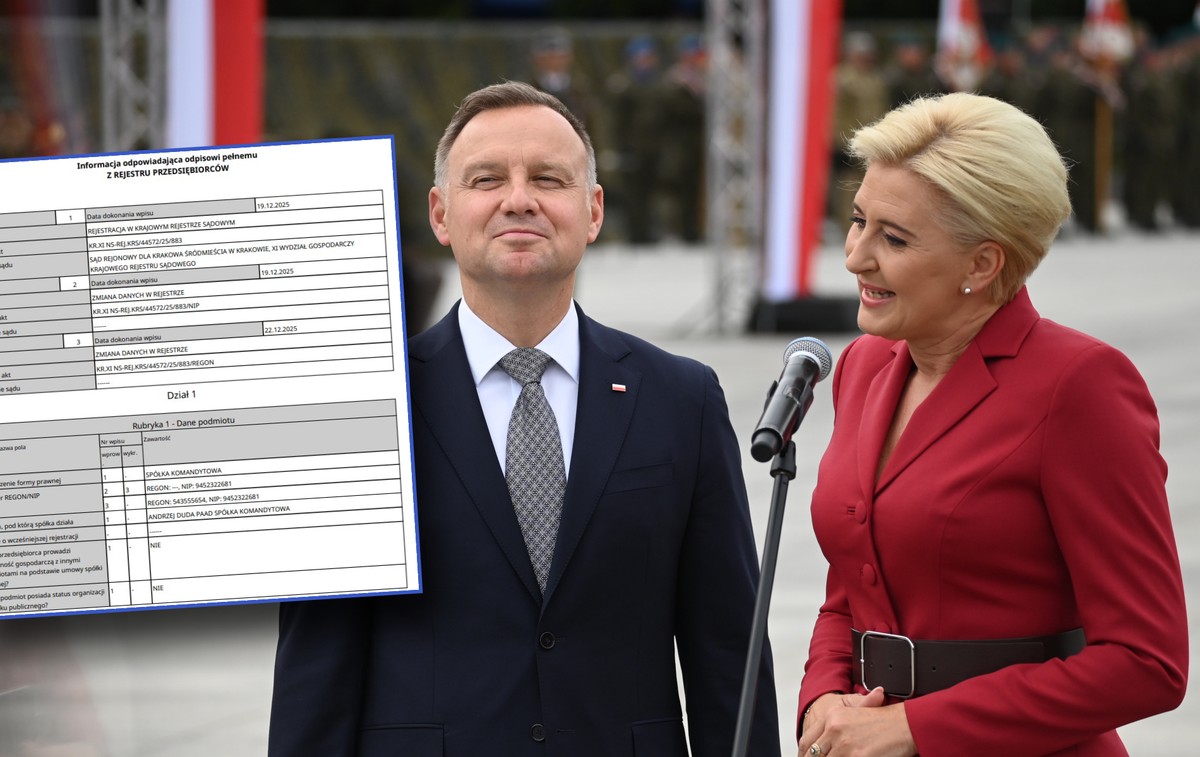Andrzej Duda z żoną stracili prywatność. Dlaczego spółka komandytowa im się opłaca?