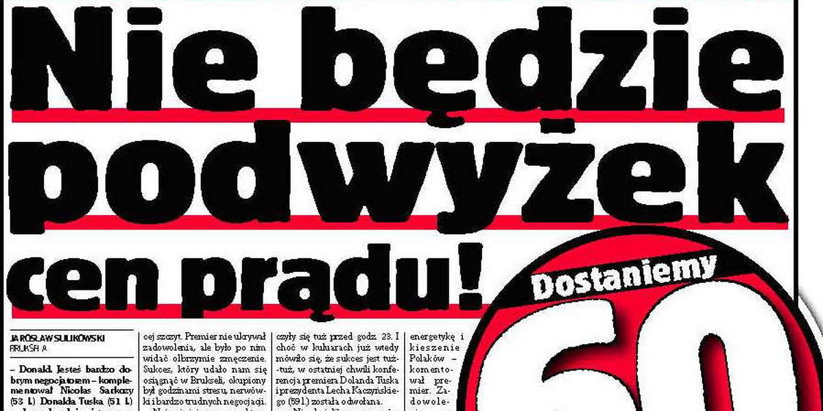 Nie będzie podwyżek cen prądu