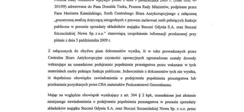 Ze stoczni wyprowadzano pieniądze?