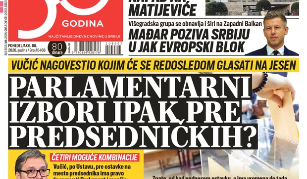 Naslovna strana za 6.7.