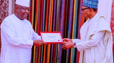 Izunaso meets Buhari over his senate presidency ambition