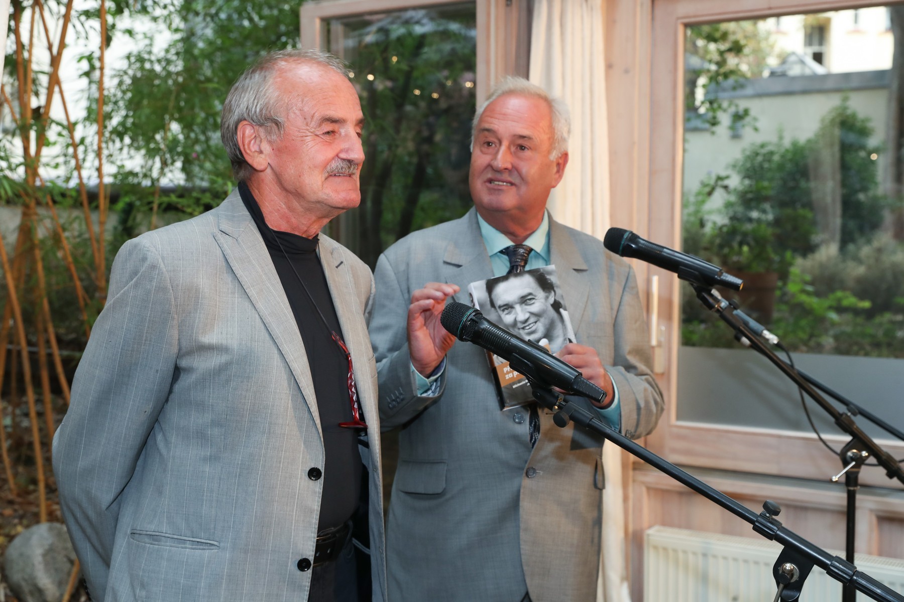 Pavel Větrovec a Gottov tajomník Jan Adam.