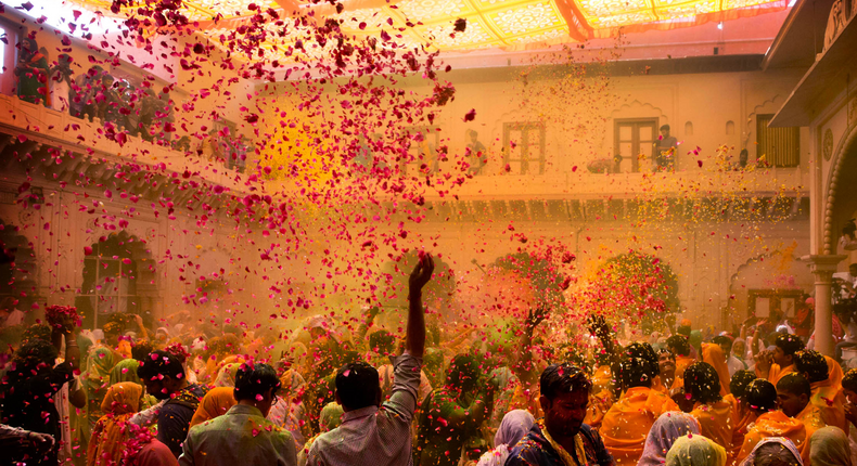 Holi, the annual Hindu festival of colors that marks the advent of spring, began today, March 9, and will continue through tomorrow, March 10, across South Asia and the world.