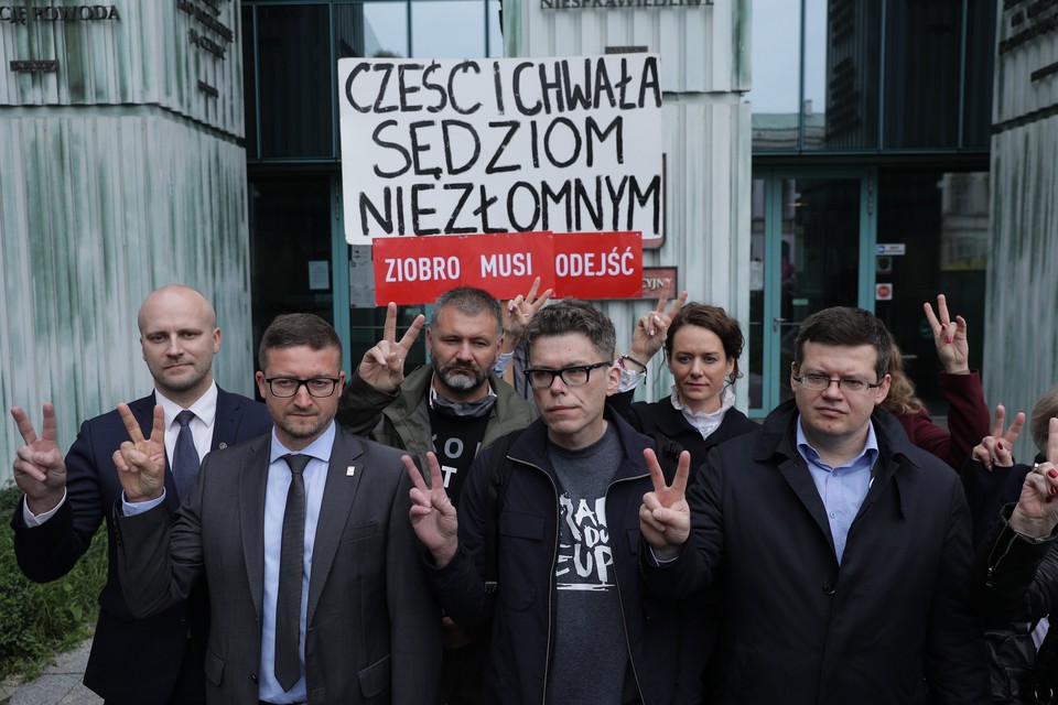 Protest przed Sądem Najwyższym