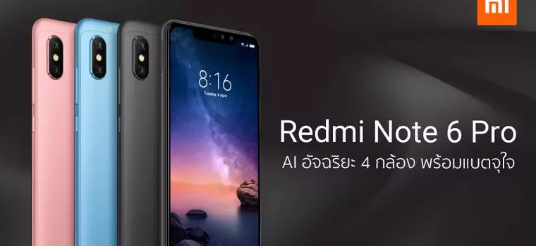 Xiaomi Redmi Note 6 Pro już oficjalnie. Co ma do zaoferowania?