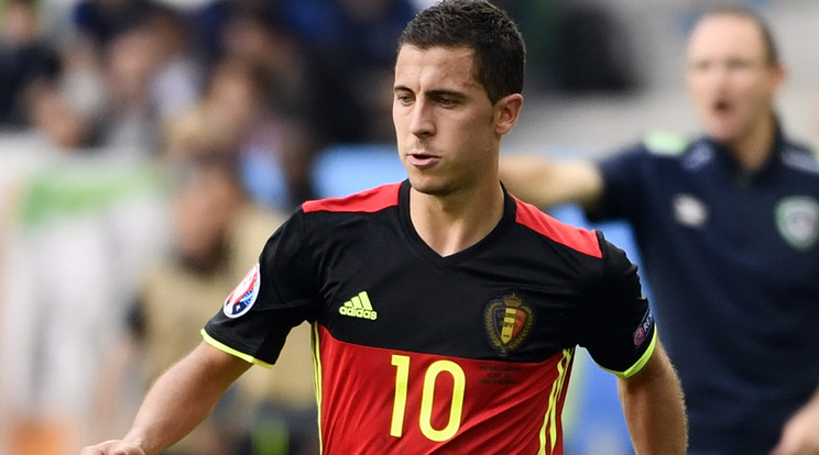 Eden Hazard a Chelsea sztárja, őt tartják legtöbbre a belgák
keretében /Fotó: AFP